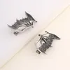 Party Supplies 1pair Halloween Little Devil Elf Wings Hairpin Cosplay Black Bat Side Clip Duckbill Hair