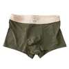 Underpants Männer Shorts Patchwork Farbe Elastischer Bund mit 3D U-Convex-Netz für bequem