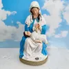 Decorative Figurines Selling Western Religious Figures Church Ornaments Virgin Mary Baby Jesus Home Resin Decoration