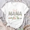 Women Tshirt Graphic Watercolor Mama Cute Mom Flowers Mother Clothes Lady Tops Clothing Tees Print Female T Shirt T-Shirt Femme