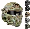 Masque tactique de l'équipement de protection Wronin avec casque rapide et lunettes tactiques Airsoft Hunting Motorcycle Paintball Cosplay PR2535696