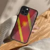 Macedonia Flag Téléphone Case PC + TPU pour iPhone 12 Pro Max 14 11 13 MINI 6S 7 8 plus