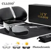 Clloio Top Quality Aluminium Polaris Polaris Pochromic Sunglasses Menles Sanse Night Night Lunes Anti- Chameleon Eyewear 240323