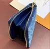 Ladies Fashion Casual Designer Luxury Denim Victorine Zippy Wallet Key Pouch Coin Purse Credit Card Holder TOP Mirror Quality M82958 M82957 M82961 M82959 M82960