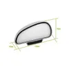 Bil Blind Spot Mirror 360 graders justerbar vidvinkel sida bakspeglar Blind Spot for Parking Auxiliary Baksynsspegel