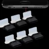 10pcs USB Tipo-C Porta de carga Plugue de pó de silicone USB Tipo C Interface Protetor para Samsung Huawei Xiaomi Telefone Dustplug