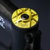Ryet Süper Işık Alüminyum 7075 Ön-Kapak 5G Kulaklık üst kapağı Üst kapaklı CNC işlenmiş Topcap Bolt Bisiklet Kökleri Bisiklet Parçaları