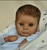 20 tum Reborn Doll Kit Ducklin Soft Real Touch Fresh Color Oavslutade omålade dockdelar med kropp och ögon Bebe Reborn Kit