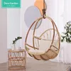 Custom outdoor balcony garden ins net red rattan chair basket villa Nordic hanging chair swing home hanging rocking chair