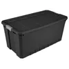 Storage Bottles 50 Gallon Stacked Tote Bag Plastic Black 3-piece Set Of Durable BPA And Phthalate Free