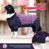 Traje de recuperação de vestuário para cães para cães spay spay flexível posta