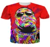 Whole Women Men 3d Biggie Shades Tshirt Wpływowe raperzy notorycznego bigbiggie małe topy t -koszulki letnie styl t4715037