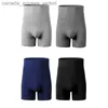 Onderbroek katoenen heren ondergoed heren boksriem anti slijtage benen hoge taille warme taille bescherming sport shorts shorts heren ondergoed c240411