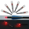 6PCS LED ARROW NOCK LIGHTID6.2mm自動的に照明されたアーチェリーノックステールハンティングアローシャフトアクセサリ