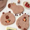 Handtuch absorbierende Capybara Handtücher Korallen Samt Hanging Kawaii Tierwaschlappen für Kinder Küche Vorräte