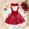 Kläderuppsättningar Mesalynch Baby Girls Valentine S Day Outfits 3st.