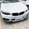 Voiture avant pour pare-chocs spoiler kit de carrosserie pour les lèvres de carrosserie de pare-chocs pour la BMW 2 séries F22 / F23 M235I M240i M-Sport 2014-2021 Tuning Black