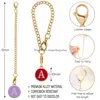 Charme une lettre accessoires pour gobelets avec manche id initial id décor personnalisé ensemble noir blanc rose violet bleu rouge drop élière otkjq