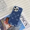 Dżinsowy projektanta etui na iPhone na iPhone 15 pro Max Case Apple iPhone 14 Pro Max 13 Pro 12 Poręcz karty obudowy haftowany oryginalny mobilny okładka monogramu