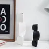 Vasi soggiorno Soggiorno Flowerpot Dispositivo floreale Ornamenti per vasi di vaso nero decorazione per la casa minimalista