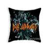 Rock Band 3D Printed Polyester Decorative Pillowcases Throw Pillow Cover Square Zipper Cases Fans Gifts Home Decor C01