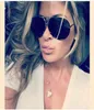 Big Brand Design Aviation Sunglasses Men Fashion Shades Mirror Female Sun Glasses For Women Eyewear Kim Kardashian OCULO8864086