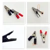 10Pcs Metal Alligator Clips Clamp Electrical Test Clamps Connector Assortment Test Lead Connect Socket to 50mm