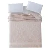 Cobertores Clante de algodão quente de algodão macio Japão Japão adulto queen size padrão floral padrão jacquard cobertores de toalha de verão na cama