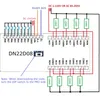 8 canal 12V 24v Module de blindage de relais RS485 PLC IO Board en expansion pour Arduino Nano V3.0