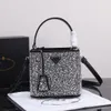 Mini bolsa de balde designer de luxo para feminino bolsa de cristal saco de banquetes de banquetes Bolsa de ombro de ombro único Diamante único diamante Saco de compras espumante