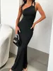 Abiti casual sexy a una spalla maxi abito maxi abito asimmetrici cavo out bodycon women lunghi festeggiate strette club abbigliamento d244