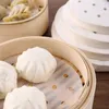 50 Sheets of Round Baking Paper Steamed Paper Oven Barbecue Steamed Bun Paper Steamer Drawer Paper Non-sticky Oil-proof Shippin