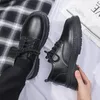 Casual Shoes Men Work Shoe Loafer Business Waterproof Leather Board Dress For Platform Zapatillas De Hombre