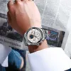 Wristwatches Mens Fashion Stainless Steel Top Luxury Casual Time Quartz Mens Watch