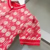 Classici per bambini tracce da ragazza di alta qualità Abito a maglia Abiti per bambini Designer Designer Taglie da 100-160 cm Maglietta jacquard e pantaloncini 24pril