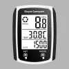 Kabelgewetzter Messrad Fahrrad Computer Tachometer wasserdichtes Fahrradkilometer -Zählertemperaturanzeige Zyklus -Kilometerzähler