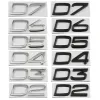 Car Metal D2 D3 D4 D5 D6 D7 Lettres Logo Trunk Emblem Badge Sticker pour Volvo S40 S60 V40 V50 XC40 XC60 V70 V60 S90 C30 XC90