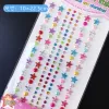 1 Sheet Acrylic Crystal Stickers Decal Mobile PC Diamond Rhinestone Self Adhesive Scrapbooking Stickers For Children Kids Toys