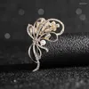 Spille 2024 Fashion Dragonfly per donne trasparenti Acrilico strass animale Pins Pins Charm Gioielli Regali