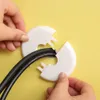 Plastic Wall Wire Hole Cover Wall Hole Pipe Decorative Cover Splittable Self-adhesive Office Computer Desktop Cable Storage Cap