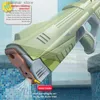 Piasek Play Water Fun Nowy elektryczny pistolet wodny z całkowicie automatyczną wchłanianiem wody i zaawansowanymi technologiami Bur Burst Gun Beach Outdoor Water Fight Toys L47