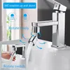 Robinets de lavabo de salle de bain 720 degrés Universal Splash Filtre Robinette Buse Anti-Spllash Amoudable Afficage Auporteur