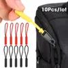 10pcs/lotto zipper tira testa in pvc fit tag corda tag clip con fibbiano rotto borse valigie per backpack con cerniere con cerniera con cerniera