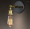 Wall Lamp E27 Retro Vintage Lamp-chimney Industrial Brass Pendant Light Edison