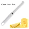 1PC ser do masła krawędzi kruszarka narzędziowy drut gruby twardy miękki uchwyt plastikowy nóż sera gotowanie narzędzia do pieczenia