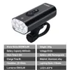 Newboler 5000Lm Intelligent Inductio Bike Light MTB Voorlamp USB Oplaadbaar 6 LED 4800 MAH Fietslicht Waterdichte koplamp