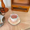 Tazze tazze da caffè antiche con tazza di acqua in ceramica set da bere da bere da bere