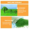 Decorative Flowers 3 Bags Fake Lawn Material Artificial DIY Sand Table Scene Layout Decor Scatter Sponge Tree Powder