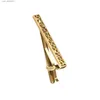 Clip Clips memolissa mode cuivre noir Gold Mens Tie Clip Clip de mariage Clip Clip pour hommes Tie Clip Clip Clip Clip Y240411