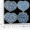 SNASAN Tiny Flower Heart Dolphin Gemstone Beauty Nail Art Resin Silicone Mould DIY Handmade Tool Small Beads Resin Silicone Mold